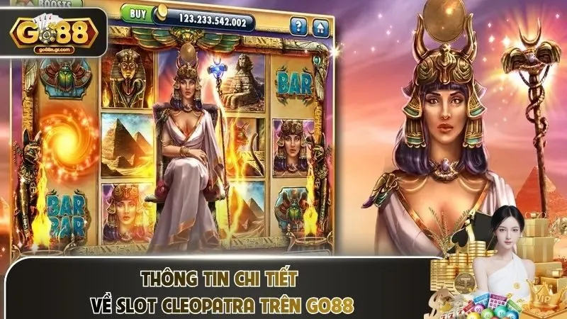 Thông tin chi tiết về slot Cleopatra trên Go88