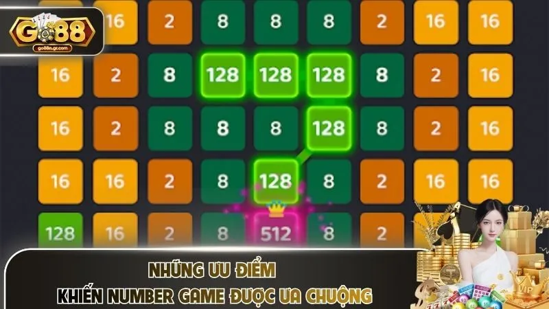 Những ưu điểm khiến number game được ưa chuộng