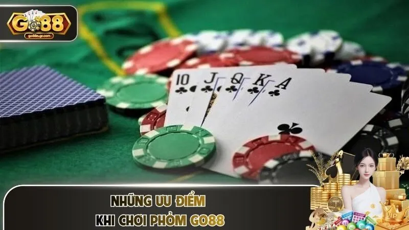 Những ưu điểm khi chơi Phỏm Go88